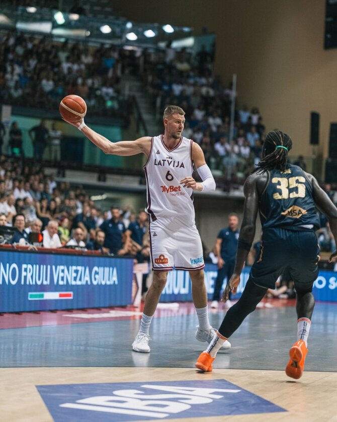 Latvijos krepšinio federacijos nuotr./Kristapas Porzingis