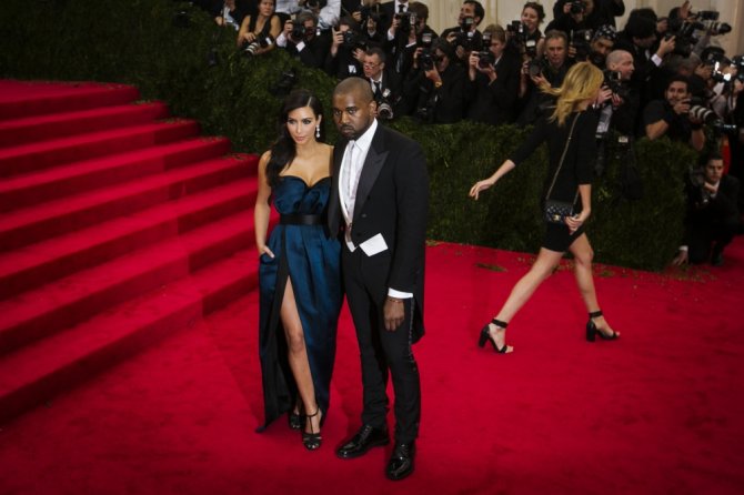 „Reuters“/„Scanpix“ nuotr./Kim Kardashian ir Kanye Westas