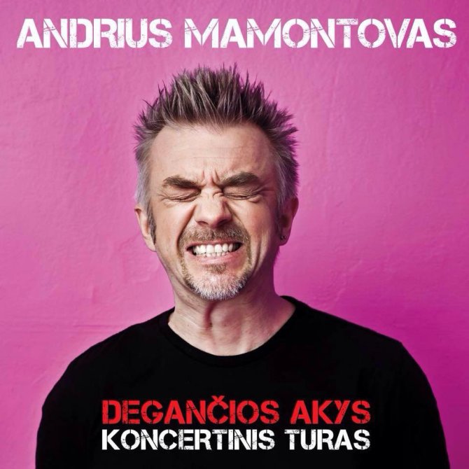 Koncertinio turo plakatas/Andrius Mamontovas