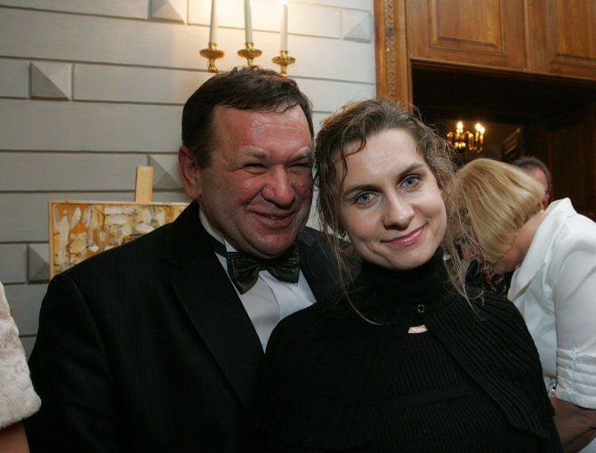 Aliaus Koroliovo nuotr./Kęstutis Pūkas su žmona Lina