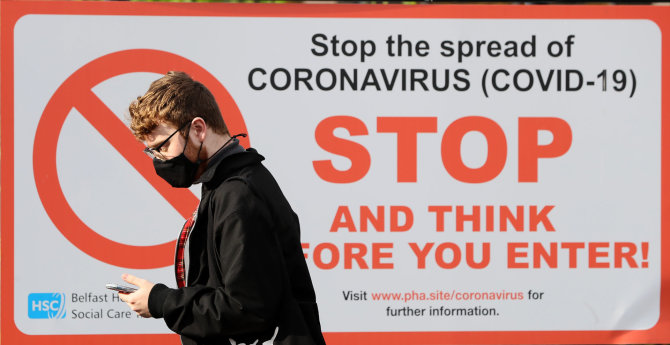 „Scanpix“ nuotr./Koronavirusas Airijoje