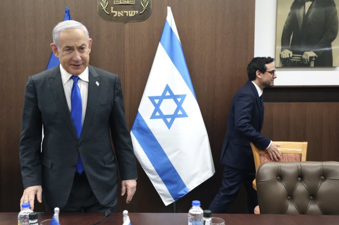 „Scanpix“/AP nuotr./Benjaminas Netanyahu