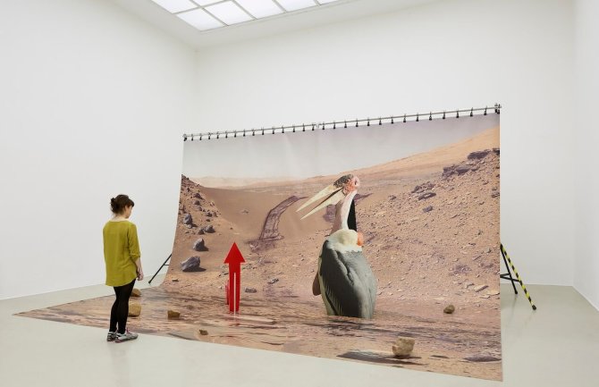 Organizatorių nuotr./Katja Novitskova „Mars installation“