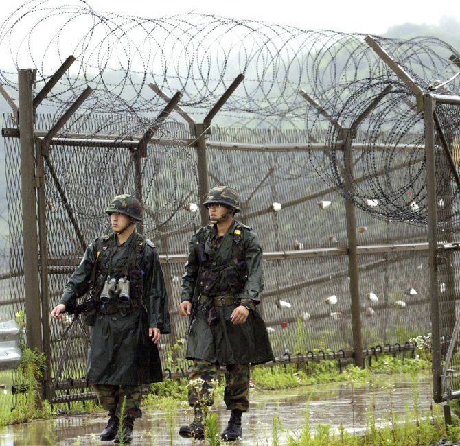 „Reuters“/„Scanpix“ nuotr./Korėjos demilitarizuota zona