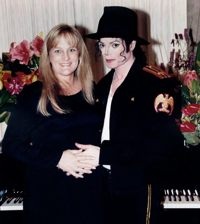 Michaelas Jacksonas ir Debbie Rowe 1996-aisiais