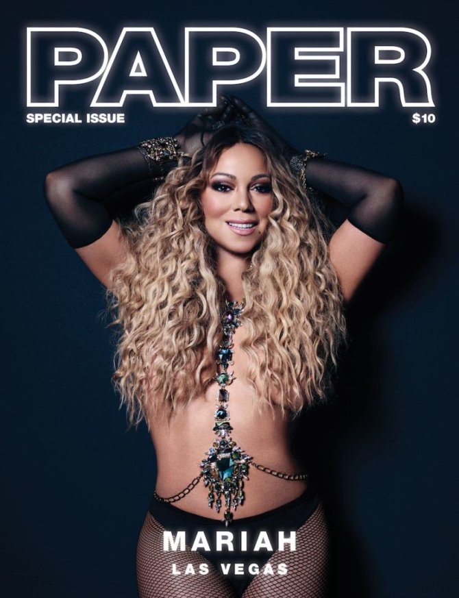 „Paper“ viršelis/Mariah Carey