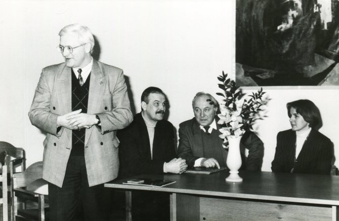 Asmeninė nuotr./V.Kaminskas, L.Bulota, L.Gudaitis, R.Petrauskaitė VDU