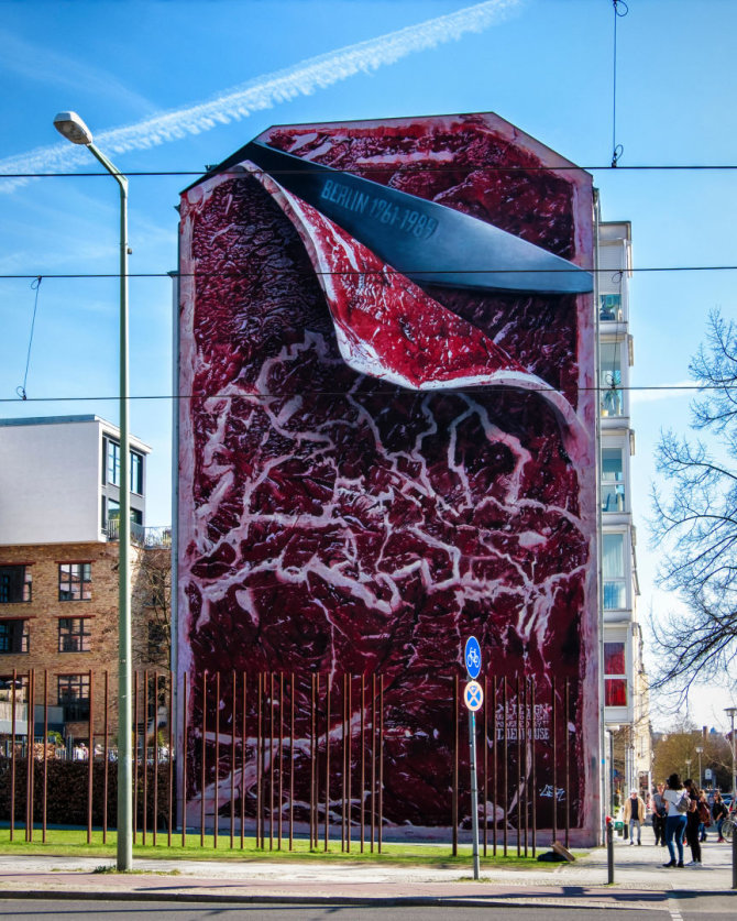 Vida Press nuotr./Marcuso Haaso darbas „If Walls Could Talk“ Berlyne