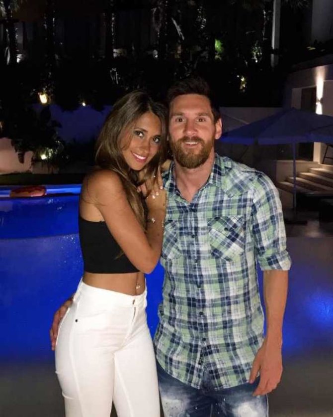 „Instagram“ nuotr./Lionelis Messi ir Antonella Roccuzzo