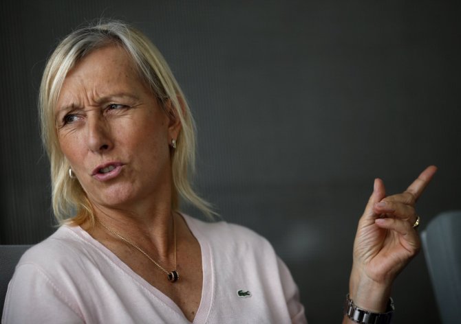 „Reuters“/„Scanpix“ nuotr./Martina Navratilova