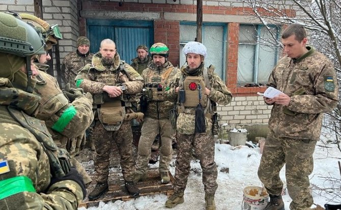 Nuotr. iš Andrijaus Rybalko „Facebook“ profilio/Ukrainos kariai fronte
