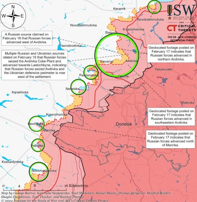 ISW/Karo veiksmai prie Avdijivkos