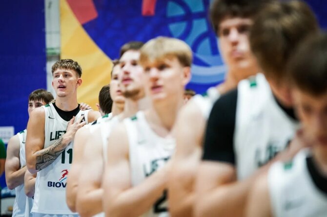FIBA.com nuotr./Lietuvos 18-mečiai krepšininkai
