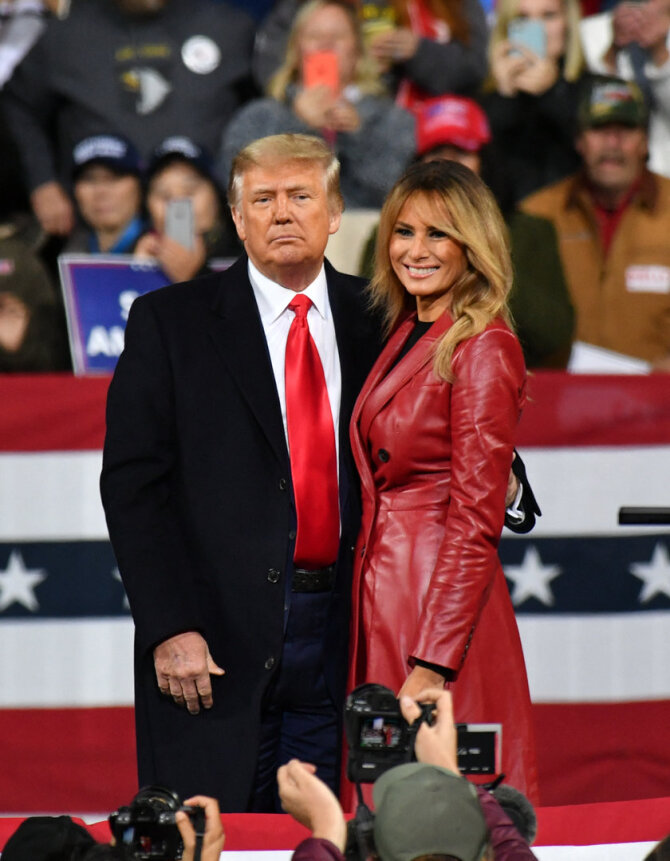 Vida Press nuotr./Donaldas Trumpas, Melania Trump