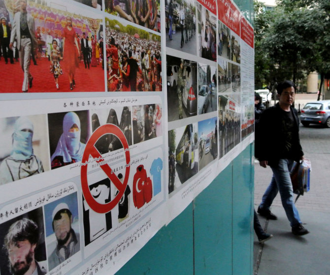 AFP/„Scanpix“ nuotr./Uigūrai Kinijoje