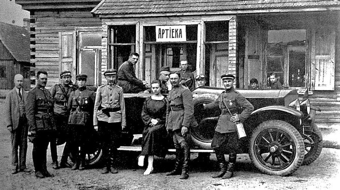 Nuotr. iš knygos „Lietuvos policijai 80 metų“/Automobilis „Benz 25-55“, 1922 metai