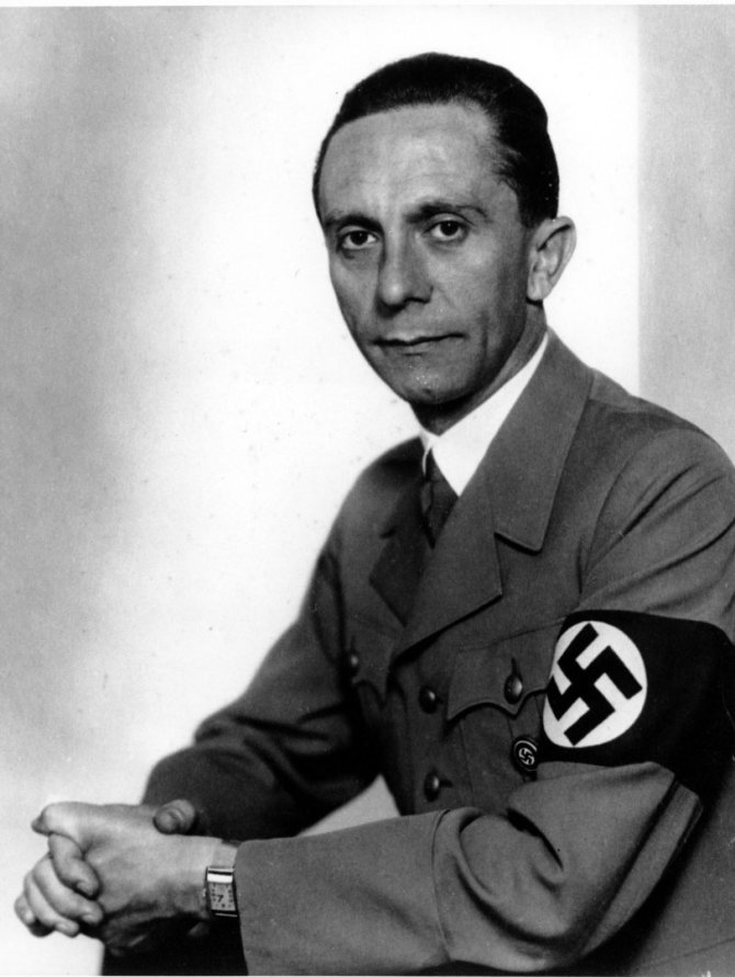 „Scanpix“/AP nuotr./Josephas Goebbelsas