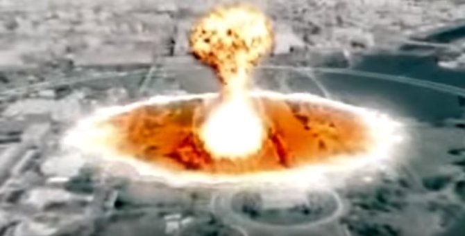 Video kadras/Atominės bombos sprogimas