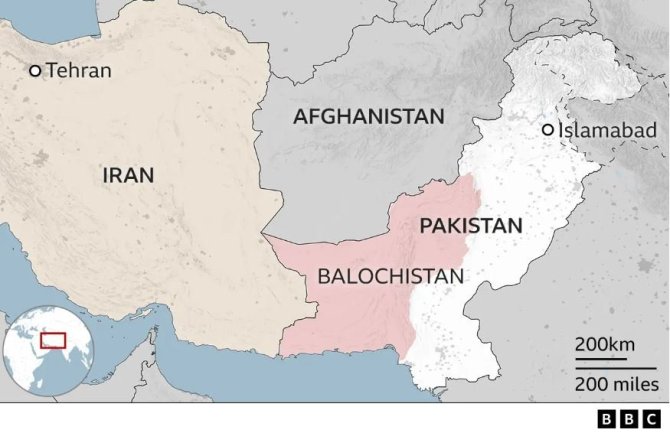 BBC nuotr./Pakistanas smogė Iranui Sistano ir Beludžistano provincijoje