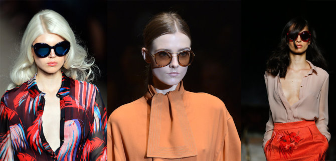 AFP/„Scanpix“ nuotr./Iš kairės: Matthew Williamson, „Gucci“, Matthew Williamson 2015 m. pavasario – vasaros kolekcijų modeliai.