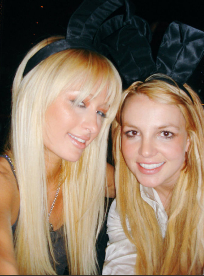 „Twitter“ nuotr./Paris Hilton ir Britney Spears