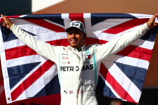 „Scanpix“ nuotr./Lewisas Hamiltonas JAV tapo „Formulės 1“ čempionu
