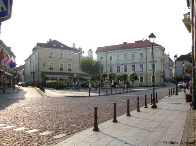 Vilniaus savivaldybės nuotr./Vilnius, Filharmonijos aikštė