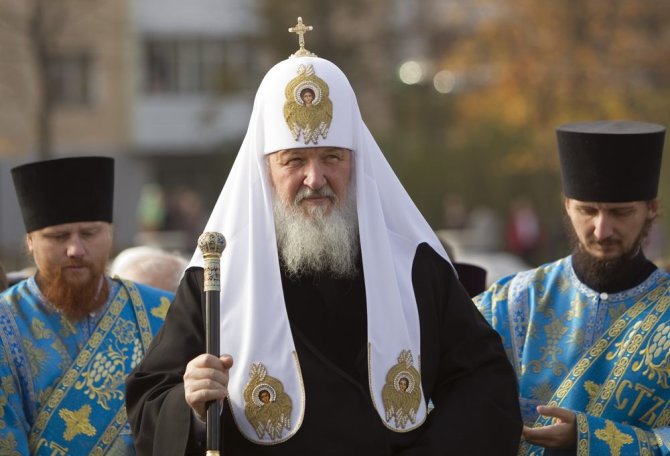 „Reuters“/„Scanpix“ nuotr./Rusijos Ortodoksų Bažnyčios patriarchas Kirilas