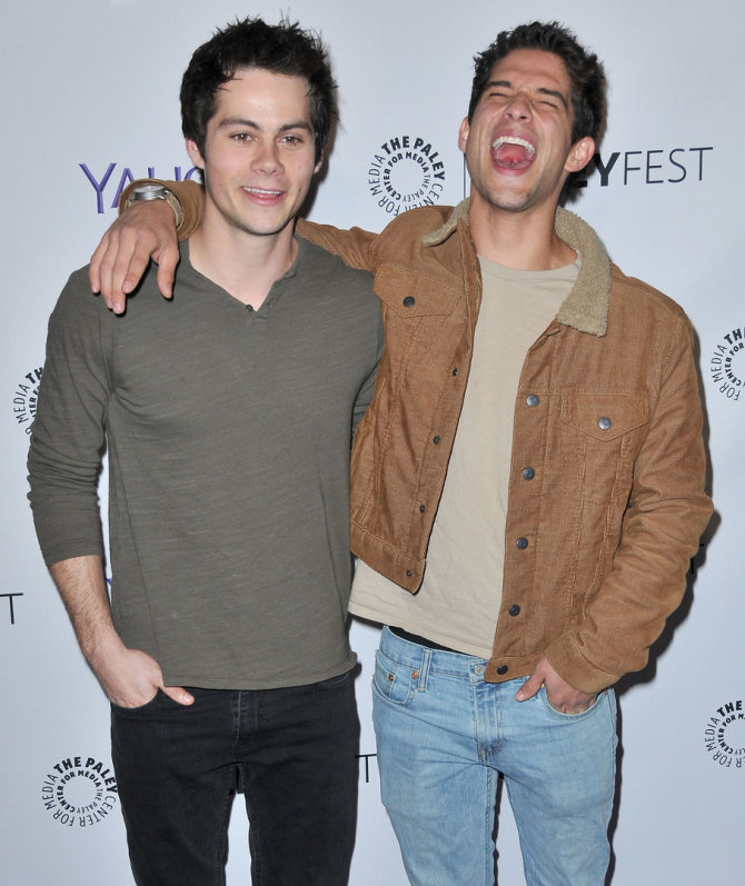 Vida Press nuotr./Dylanas O'Brienas ir Tyleris Posey