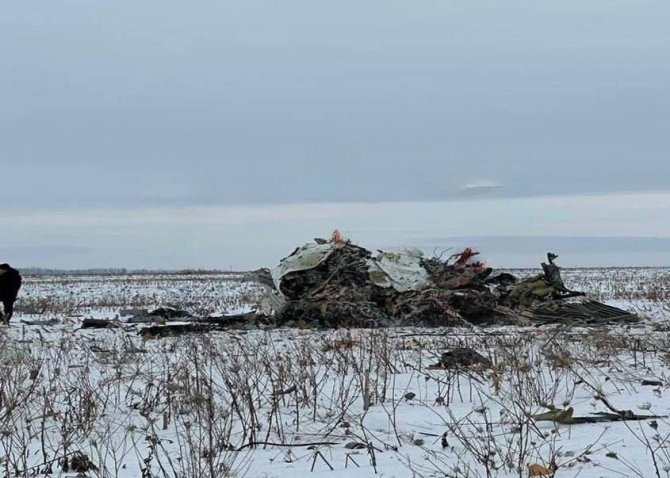 Telegram/Rusijos lėktuvo katastrofa Belgorodo srityje