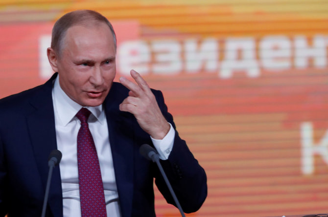 „Reuters“/„Scanpix“ nuotr./ Vladimiras Putinas
