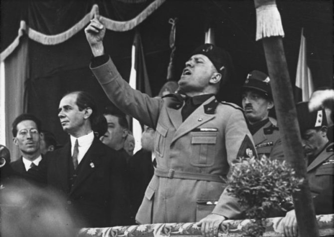 Vokietijos Bundesarchyvo/Wikimedia.org nuotr./Benito Mussolini