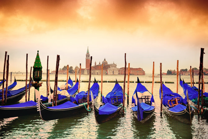 Shutterstock nuotr. / Gondolos Venecijoje