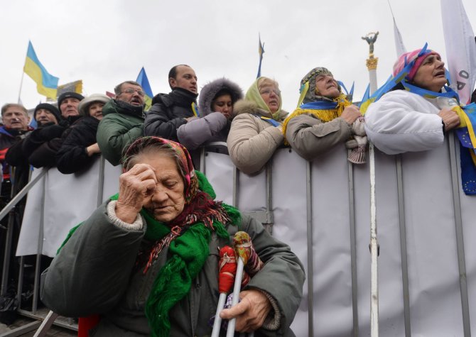 „Scanpix“ nuotr./Sekmadienis, gruodžio 8 d. Kijeve