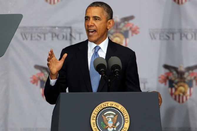 „Reuters“/„Scanpix“ nuotr./Barackas Obama Vest Pointe
