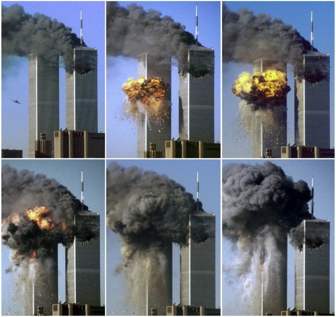 „Reuters“/„Scanpix“ nuotr./Rugsėjo 11-osios teroristinis išpuolis