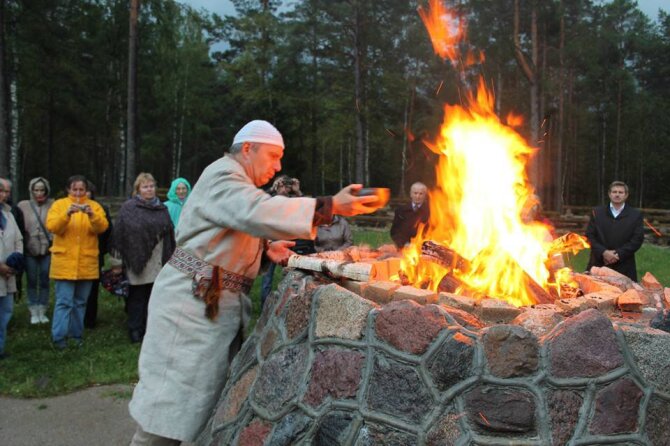 Feisbuko nuotr./Baltų mitologijos parkas Kretingos rajone
