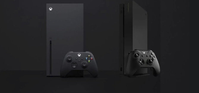 „Xbox Series X“ ir „Xbox One“ konsolės
