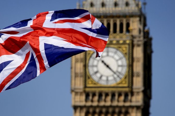 AFP/„Scanpix“ nuotr./Didžiosios Britanijos vėliava