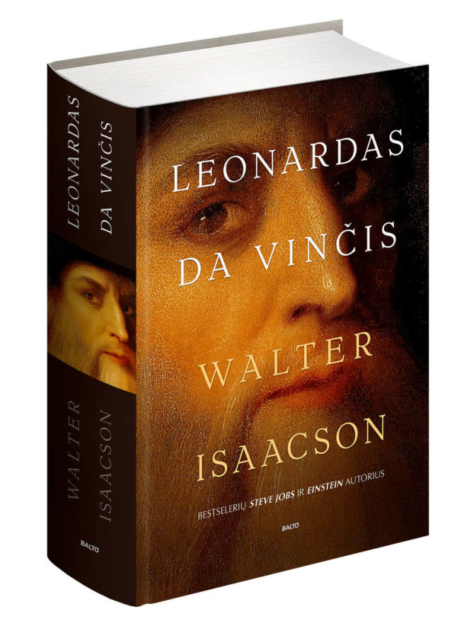 Knygos viršelis/W.Isaacsono knyga „Leonardas Da Vinčis“