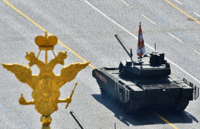 „Scanpix“/„BuzzFoto“ nuotr./T-14 „Armata“. Karinis paradas Maskvos Raudonojoje aikštėje