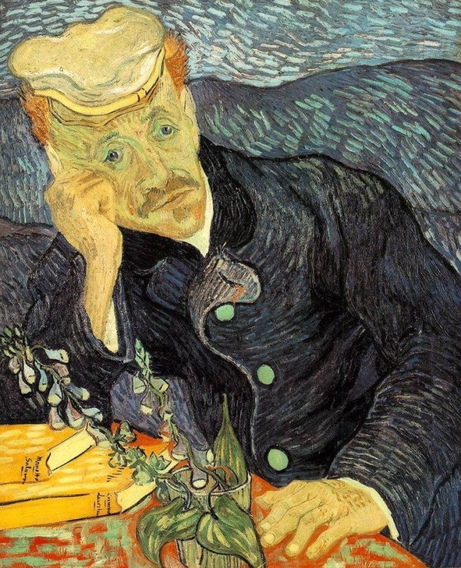 Vincento van Gogho paveikslas/Vincento van Gogho paveikslas „Dr. Gachet portretas“