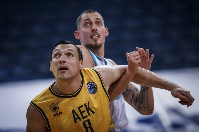 FIBA nuotr./Jonas Mačiulis AEK klube