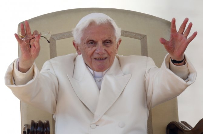 „Reuters“/„Scanpix“ nuotr./Benediktas XVI
