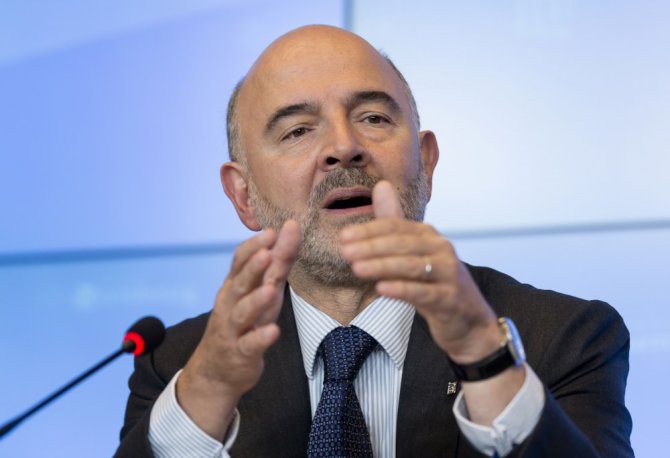 AFP/„Scanpix“ nuotr./Pierre'as Moscovici