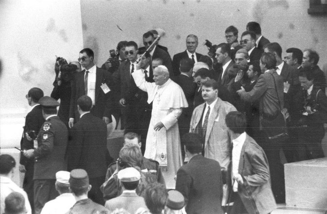 Alfredo Girdziušo nuotr./Popiežius Jonas Paulius II 