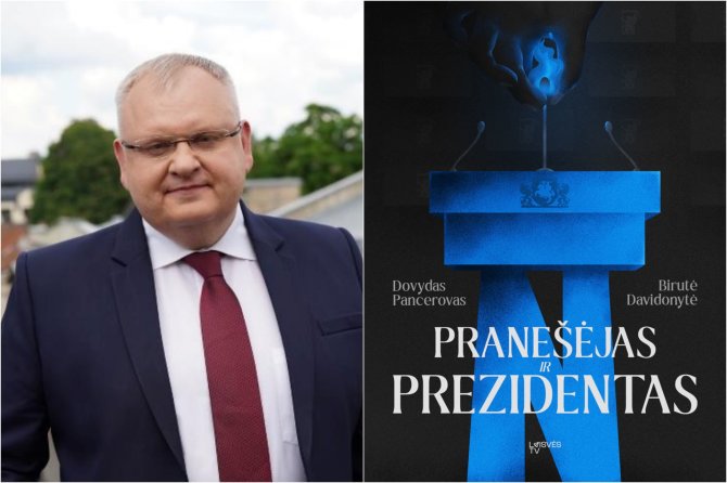 15min koliažas/Tomas Gailius, knyga „Pranešėjas ir prezidentas“