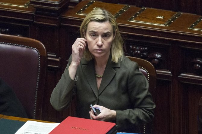 „Scanpix“ nuotr./Italijos užsienio reikalų ministrė Federica Mogherini