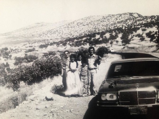 Asmeninio albumo nuotr./Alanas Chošnau vaikystėje Irake su šeima
