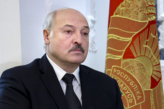 „AP“/„Scanpix“/Baltarusijos prezidentas Aliaksandras Lukašenka